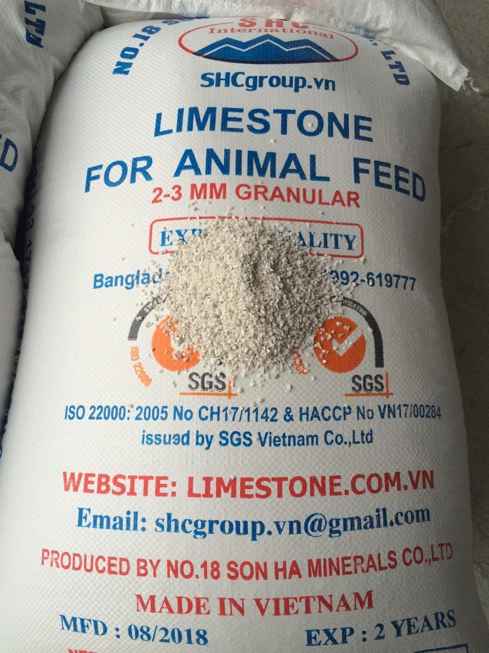 limestone 2_3mm for chicken feed